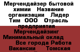 Мерчендайзер бытовой химии › Название организации ­ Лидер Тим, ООО › Отрасль предприятия ­ Мерчендайзинг › Минимальный оклад ­ 24 800 - Все города Работа » Вакансии   . Томская обл.,Томск г.